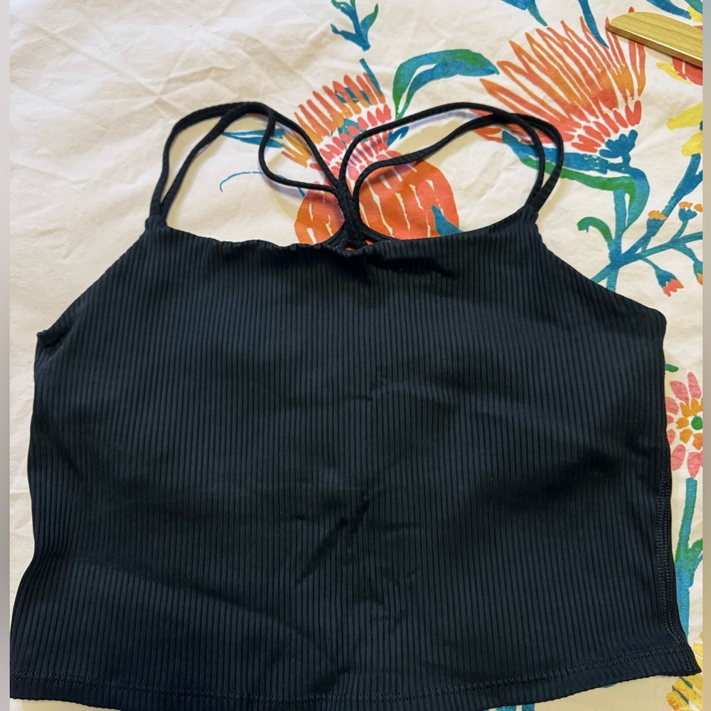 Carbon 38 black tank top